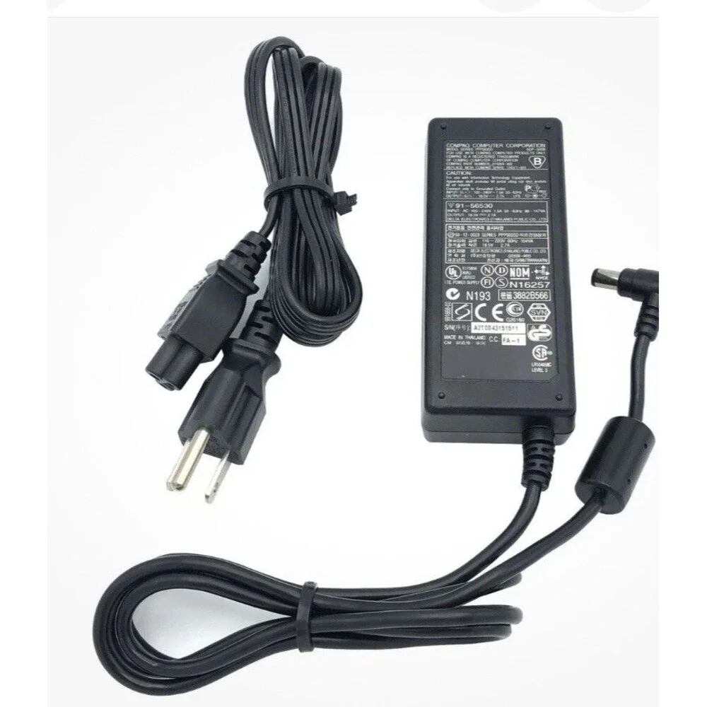 Genuine Compaq AC Adapter ADP-60DB Power Supply 19v 3.16A Charger